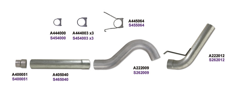 Diamond Eye 5 pouces DPF-BACK AL 2013 DODGE 6,7 L CUMMINS