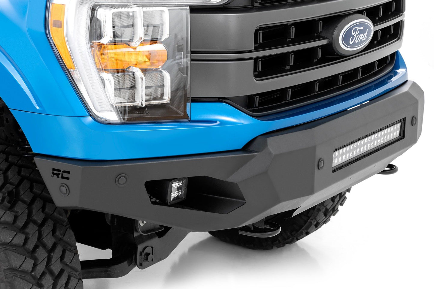 High Clearance Front Bumper | LED Lights & Skid Plate | Ford F-150 (21-23)