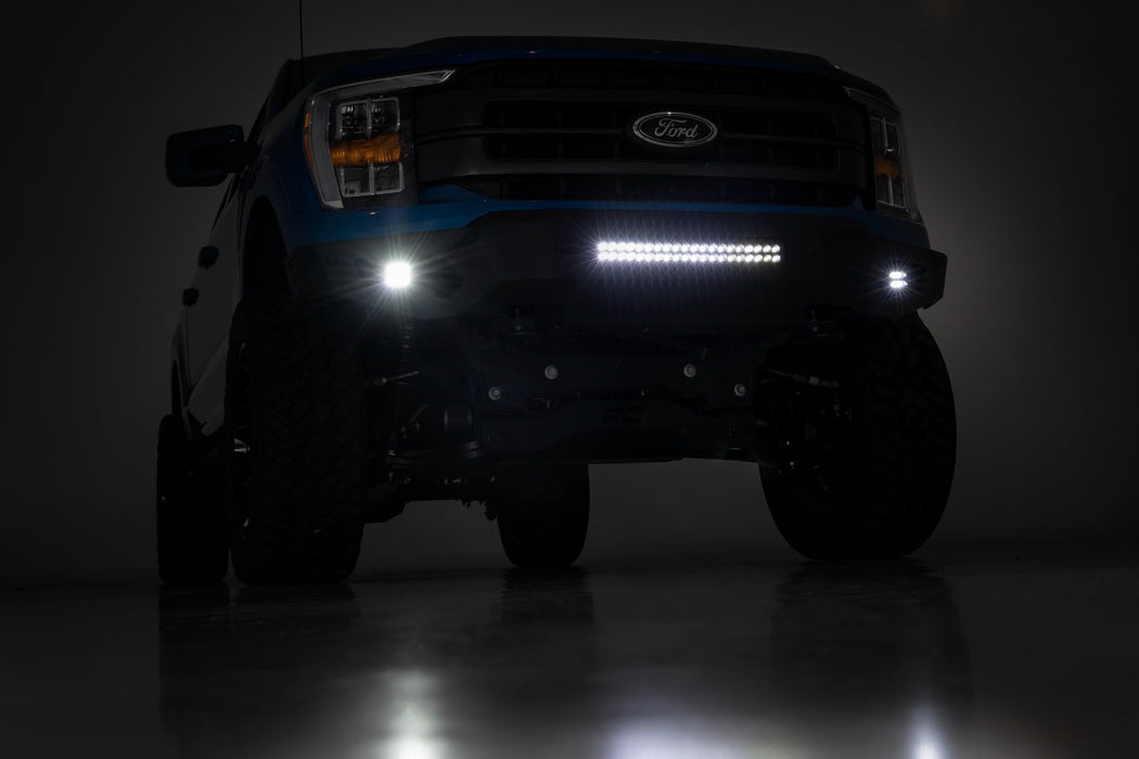 High Clearance Front Bumper | LED Lights & Skid Plate | Ford F-150 (21-23)