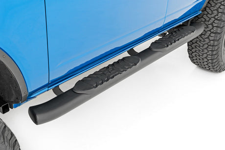 Oval Nerf Step | 4-Door | Black | Ford Bronco 4WD (2021-2023)