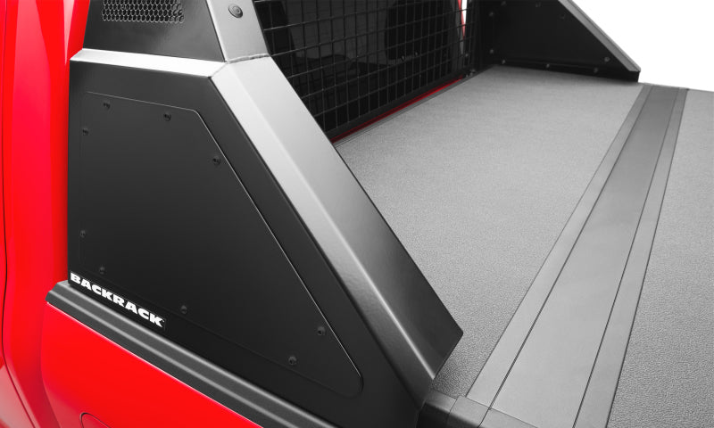 Porte-bagages en acier calibre 14 BackRack 2019-2022 Chevrolet Silverado 1500 avec kit de quincaillerie - Noir