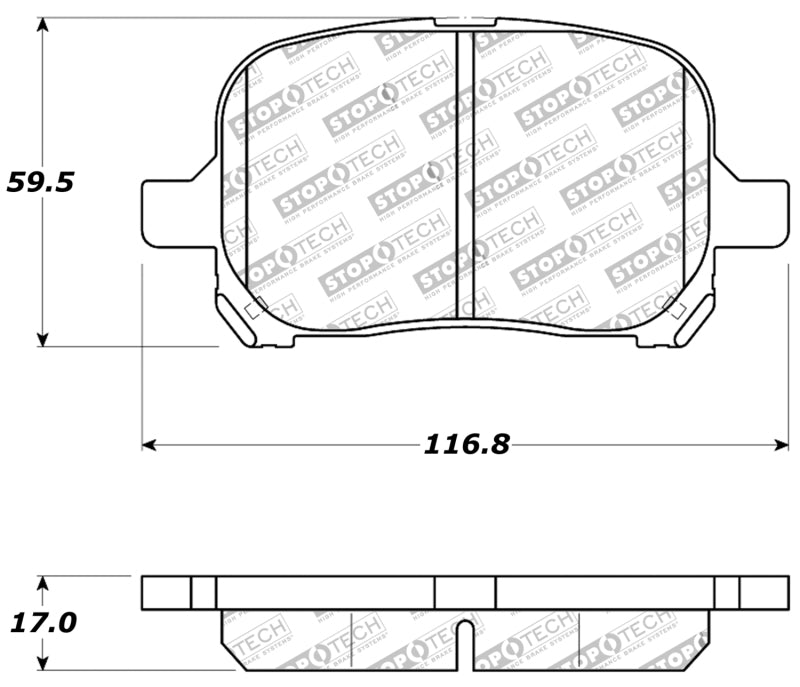 Plaquettes de frein StopTech Performance