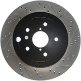 Disque de frein sport rainuré et percé StopTech 08+ Subaru STI (ne convient pas aux modèles 05-07)