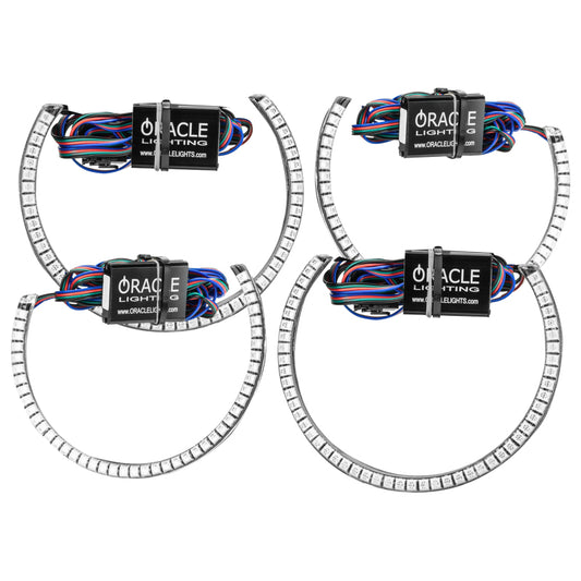 Oracle Dodge Challenger 15-21 LED Waterproof Halo Kit - ColorSHIFT w/o Controller SEE WARRANTY