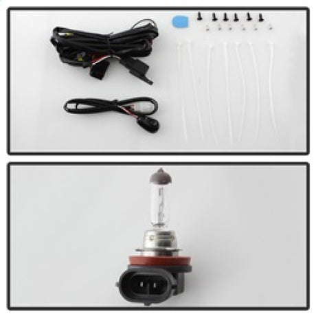 Feu antibrouillard OEM Spyder Chevy Spark 2013-2015 avec interrupteur universel - Transparent FL-CSPA2013-C