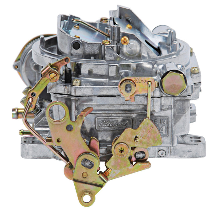 Carburateur Edelbrock AVS2 500 CFM avec starter électrique finition satinée (sans EGR)