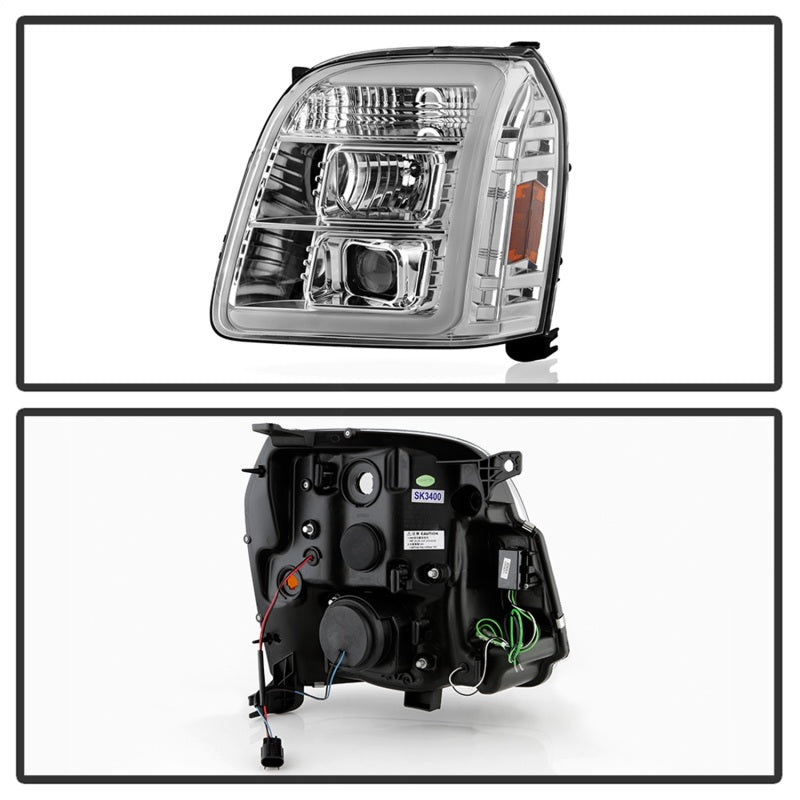 Phares de projecteur Spyder GMC Yukon 07-14/Denali 07-14 /XL 07-14 V2 - Chrome PRO-YD-GY07V2SI-C