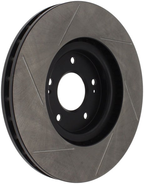 Rotor avant gauche fendu StopTech Power Slot 03-06 Evo 8 &amp; 9