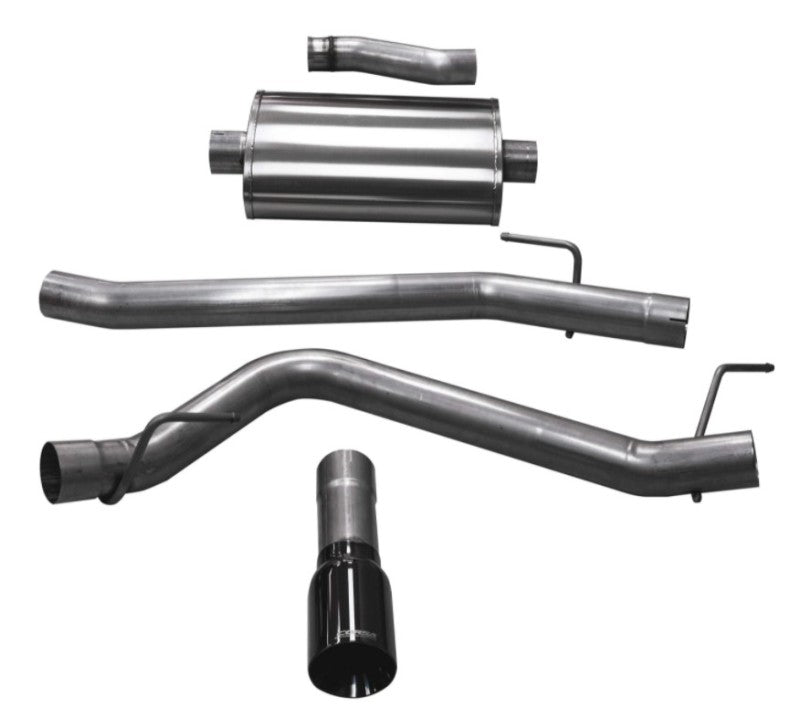 Corsa 2020 Jeep Gladiator JT 3.6L, Single Side Exit Cat-Back Exhaust w/ Single 4in Polished Tip