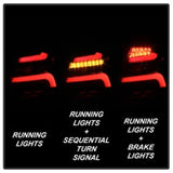 Feux arrière à LED Spyder 12-14 Ford Focus 5DR - Noir (ALT-YD-FF12-LED-BK)