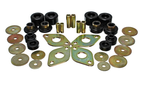 Ensemble de montage de cabine de carrosserie noire pour Toyota Pickup 2WD/4WD (sauf T-100/Tundra) 01-04 Energy Suspension