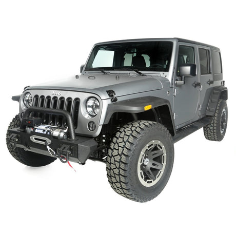 Entretoise de crête robuste de 1,75 pouce avec amortisseurs pour Jeep Wrangler 07-18