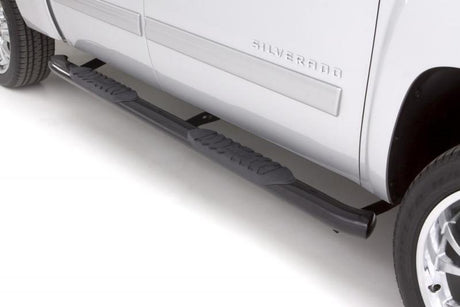 Barres de toit ovales incurvées en acier de 5 po pour camionnette à cabine multiplace Ram 1500 2019 de Lund - Noir