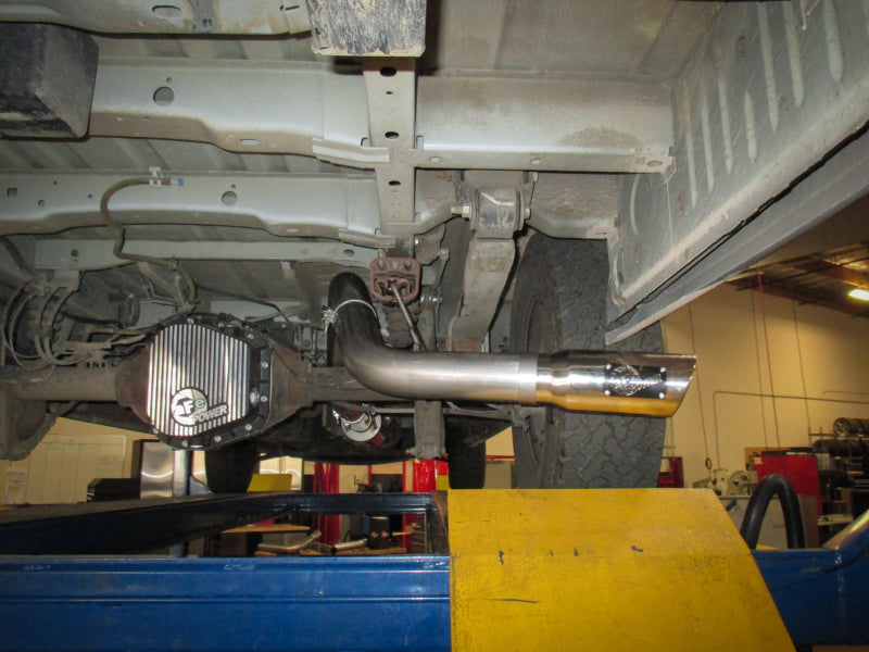 aFe Vulcan Series 3 1/2in 304 SS Cat-Back 13-19 Ford Transit V6 3.5 Twin Turbo avec embout poli