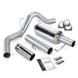 Système d'échappement Monster CCLB Banks Power 04-07 Dodge 5.9L 325Hp - Échappement simple SS avec embout chromé
