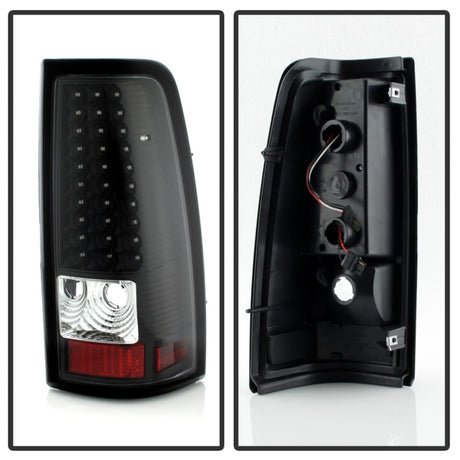 Feux arrière à LED Xtune Chevy Silverado 1500/2500/3500 99-02 Noir ALT-ON-CS99-LED-BK