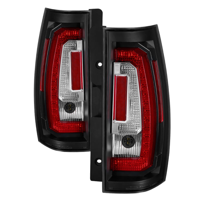 Spyder Chevy Suburban/Tahoe 07-14 V2 - Feux arrière à LED avec barre lumineuse - Noir ALT-YD-CSUB07V2-LED-BK