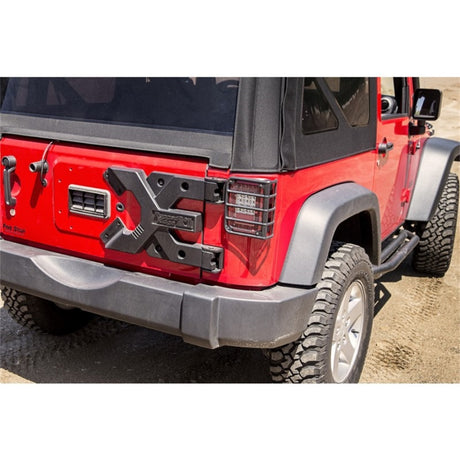 Charnière de porte-pneus Rugged Ridge Spartacus HD moulée 07-18 Jeep Wrangler JK