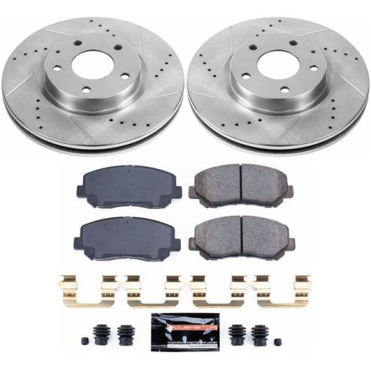 Power Stop 13-15 Mazda CX-5 Front Z23 Evolution Sport Brake Kit