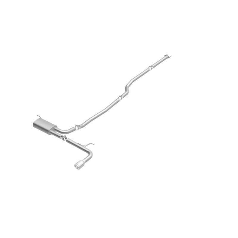 Catback MagnaFlow, SS, 2,5 po, Street, passage simple en ligne droite. Embout poli de 4 po, Ford Fusion 2,5 L 2015