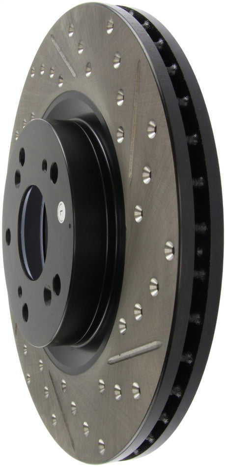 Rotor avant gauche rainuré et percé StopTech 02-06 Acura RSX Type S / 06-09 Honda Civic Si