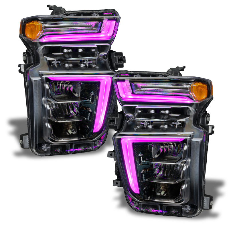 Oracle 20-21 Chevy Silverado HD 2500 RGB+W Headlight DRL Kit - ColorSHIFT w/o Cntrl