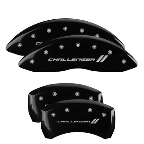 Couvre-étriers MGP 4 gravés avant et arrière finition jaune MGP noir ch