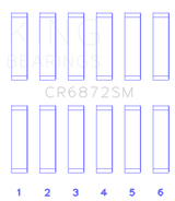 King Engine Bearings Toyota 1GR-FE Connecting Rod Bearing Set - Size +.25mm
