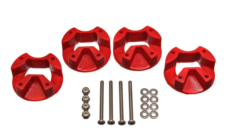 Inserts de support de moteur rouges Energy Suspension 03-05 Dodge SRT4