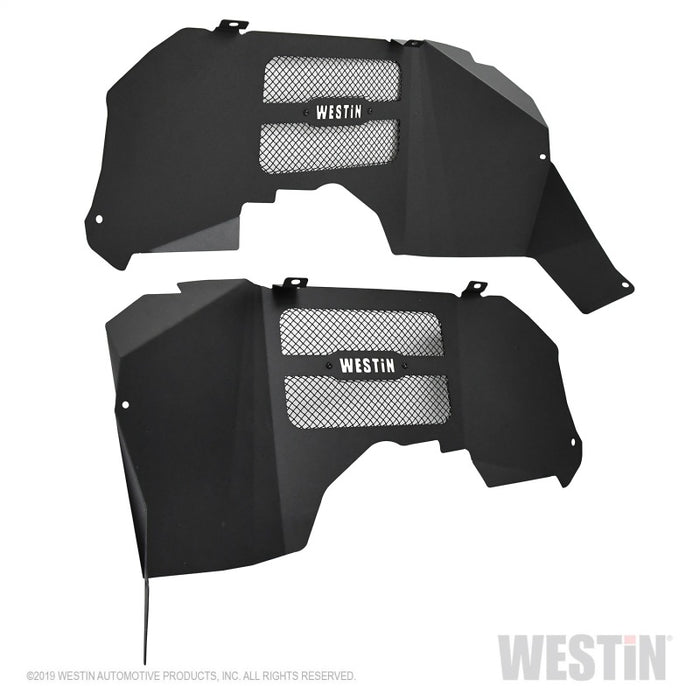 Garde-boue intérieur Westin 18-20 Jeep Wrangler JL - Avant - Noir texturé