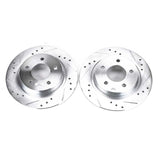 Disques de frein arrière Power Stop 04-13 Mazda 3 Evolution percés et fendus - Paire