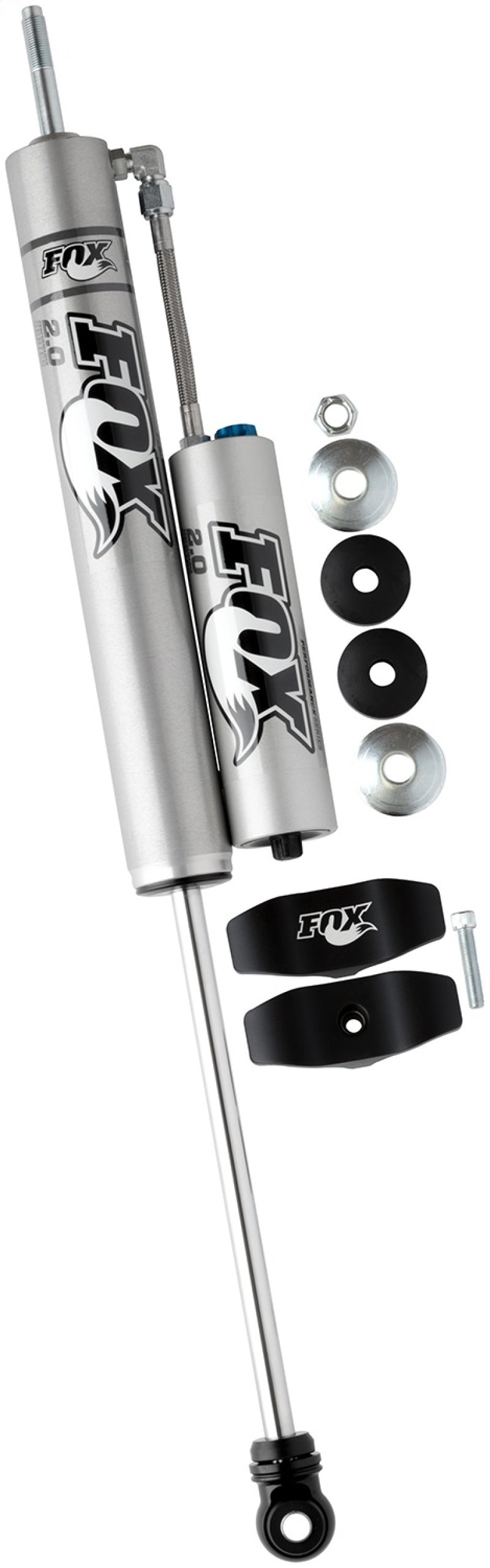 Fox 07+ Jeep JK 2.0 Factory Series 11.6in. Smooth Body R/R Front Shock w/CD Adj. / 4-6in. Lift