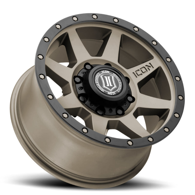 ICON Rebound HD 18x9 8x170 6mm Offset 5.25in BS 125mm Bore Bronze Wheel