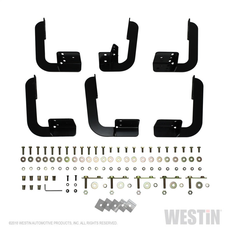 Kit de montage de marchepied Westin 2009-2018 Dodge/Ram 1500 Quad/Crew Cab - Noir