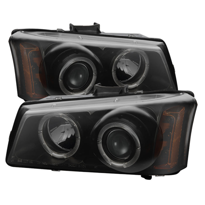 Phares de projecteur Spyder Chevy Silverado 1500/2500/3500 03-06 PRO-YD-CS03-AM-BSM