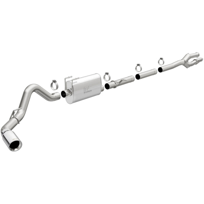 Échappement MagnaFlow CatBack 17-18 en acier inoxydable avec sortie latérale unique pour Ford F-250/F-350 6,2 L