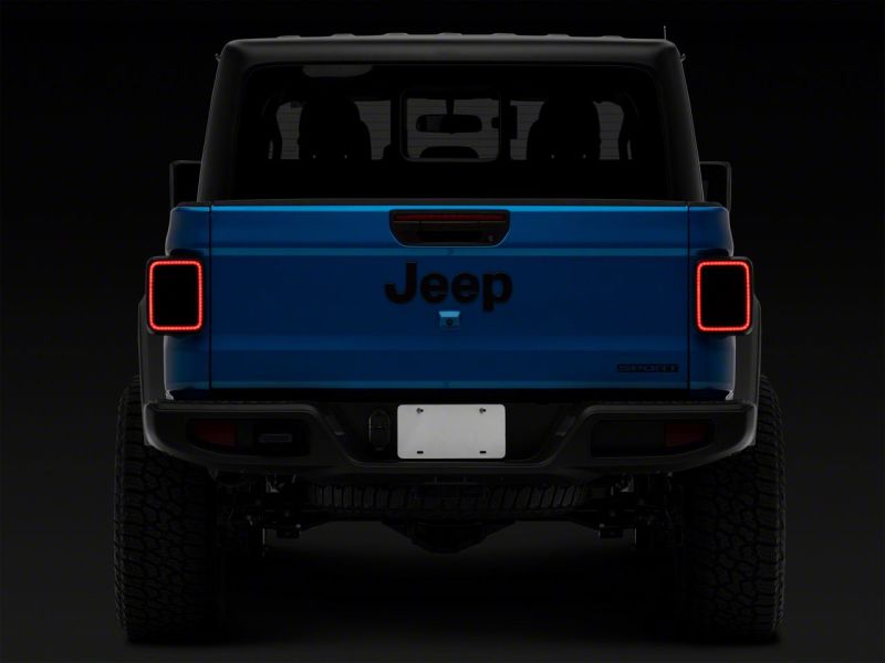 Feux arrière à LED Raxiom 20-23 Jeep Gladiator JT - Boîtier noir (lentille fumée)