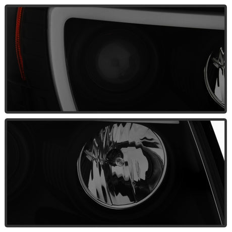 Phares Spyder 05-11 Toyota Tacoma Ver 2 Proj - Barre lumineuse DRL - Fumée noire PRO-YD-TT05V2-LB-BSM