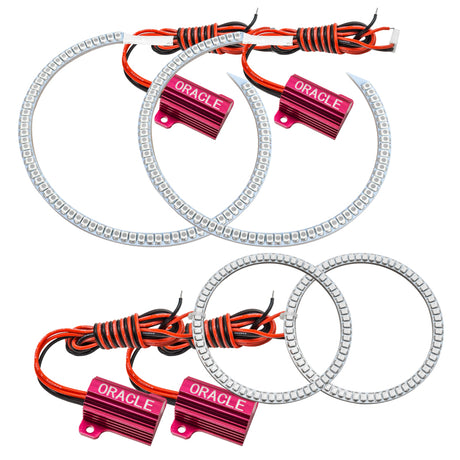 Kit Halo LED Oracle Mercedes Benz Classe C 08-11 - Blanc VOIR LA GARANTIE