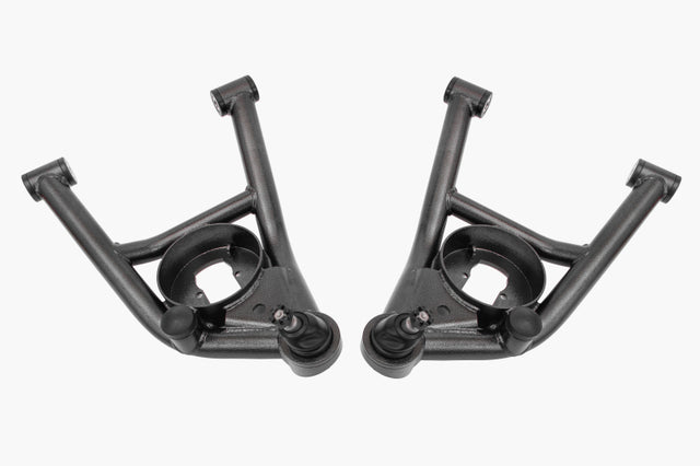 BMR 64-72 A-Body Non-Adj Lower A-Arms - Black Hammertone BMR Suspension