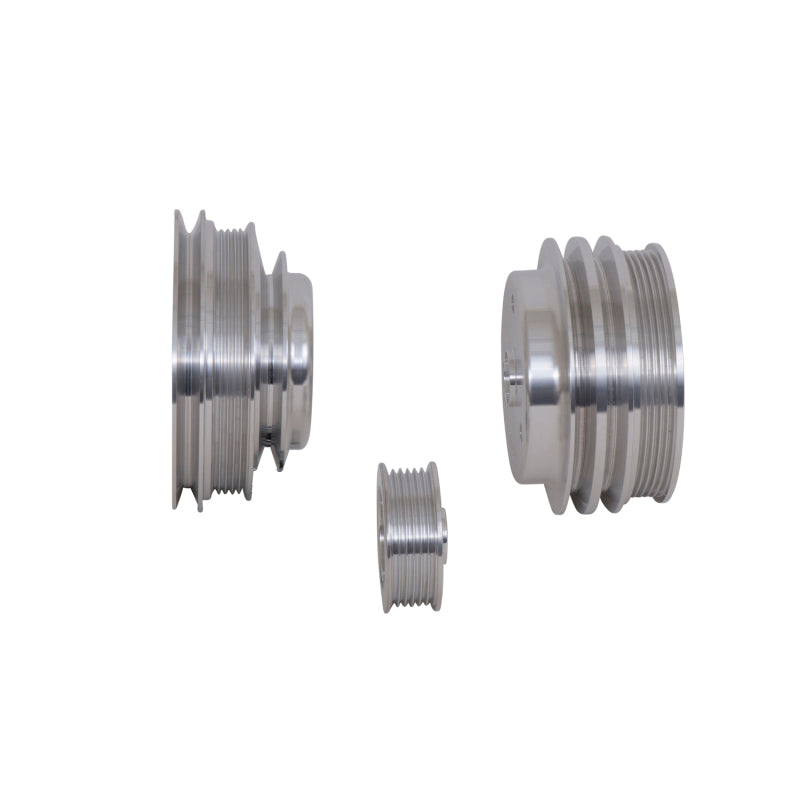 Kit de poulie de transmission inférieure BBK 85-97 GM Truck 305 350 - Aluminium CNC léger (3 pièces)