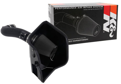 Système d'admission d'air hautes performances K&amp;N 2019+ Chevrolet Silverado 1500 V8 6,2 L