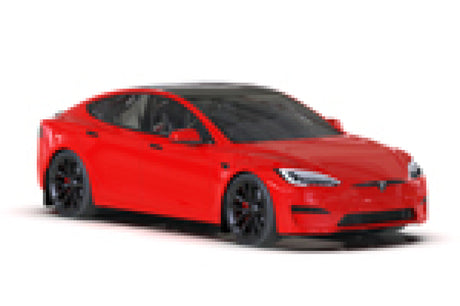Garde-boue Rally Armor 21-23 Tesla Model S/S Plaid Black UR avec logo noir métallisé