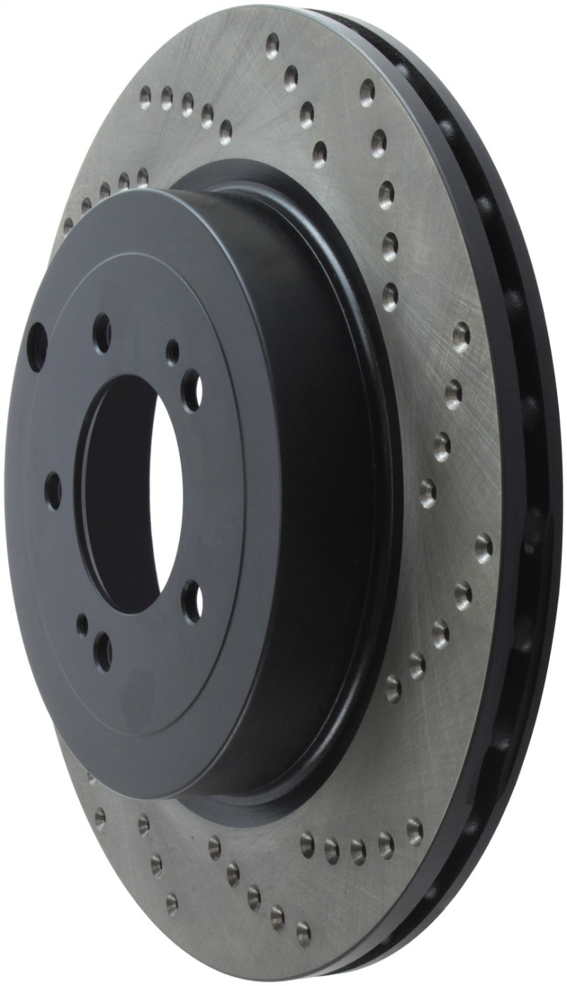 Rotor arrière gauche percé StopTech 08 Mitsubishi Evo AWD