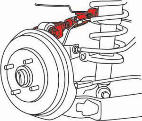 Bras de suspension arrière réglable EZ Arm XR SPC Performance 07-10 Honda CR-V