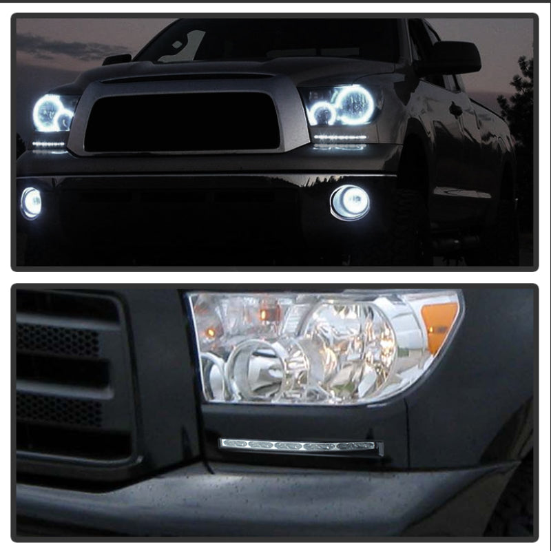 Feux de jour à LED Spyder Toyota Tundra 07-13 (look modèle XSP-X) sans interrupteur noir FL-DRL-TTU07-BK