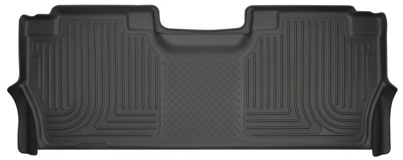 Revêtements de plancher arrière Husky Liners 21-23 Ford F-150 CC SC / 2017 Ford SD CC WeatherBeater - Noir