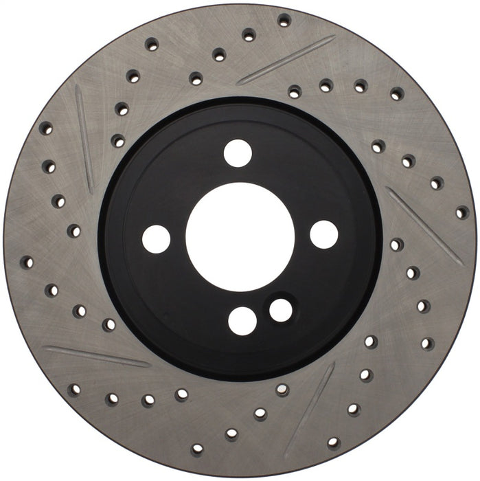 StopTech Slotted & Drilled Sport Brake Rotor 07-13 Mini Cooper