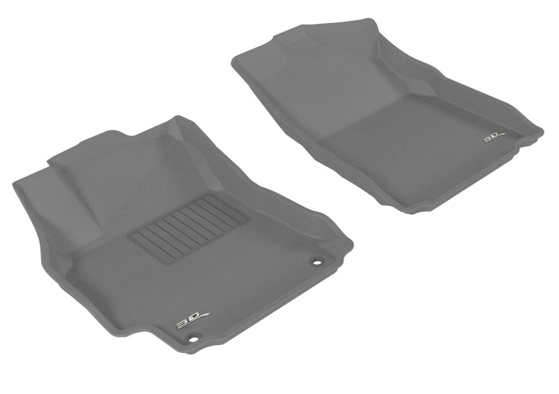 Tapis de sol 3D MAXpider pour Toyota Camry/Camry Hybrid Kagu 2012-2014, 1ère rangée - Gris