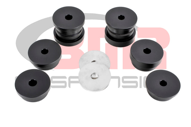 BMR 15-17 S550 Mustang Rear Cradle Bushing Kit (Delrin) - Black BMR Suspension